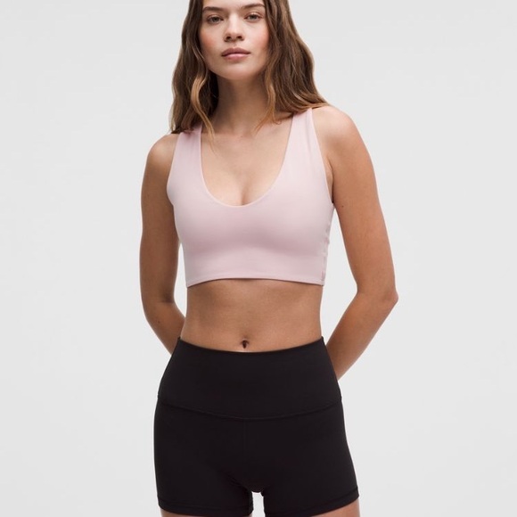 Lululemon Bend This Scoop reversible bra too. L/XL Teal Sleeveless Women's Top - Picture 11 of 15